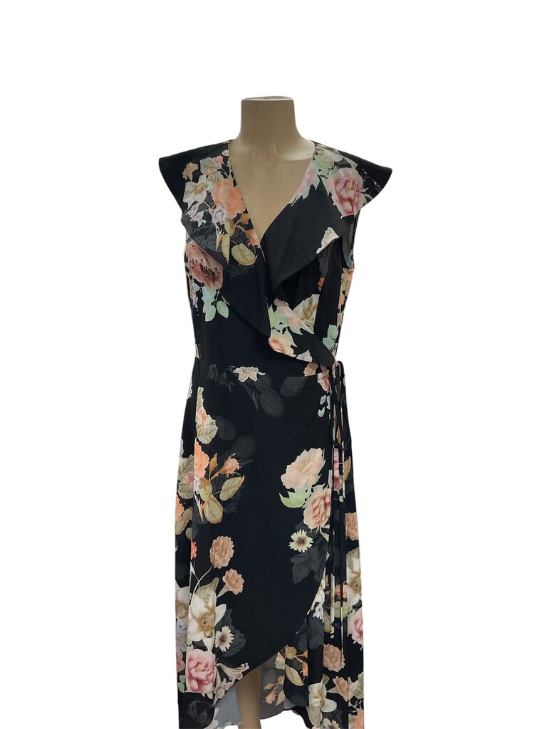 City Chic (16) Black Wrap Dress