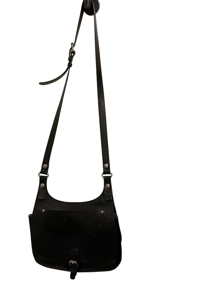 Patricia Nash Large Black Leather Crossbody **