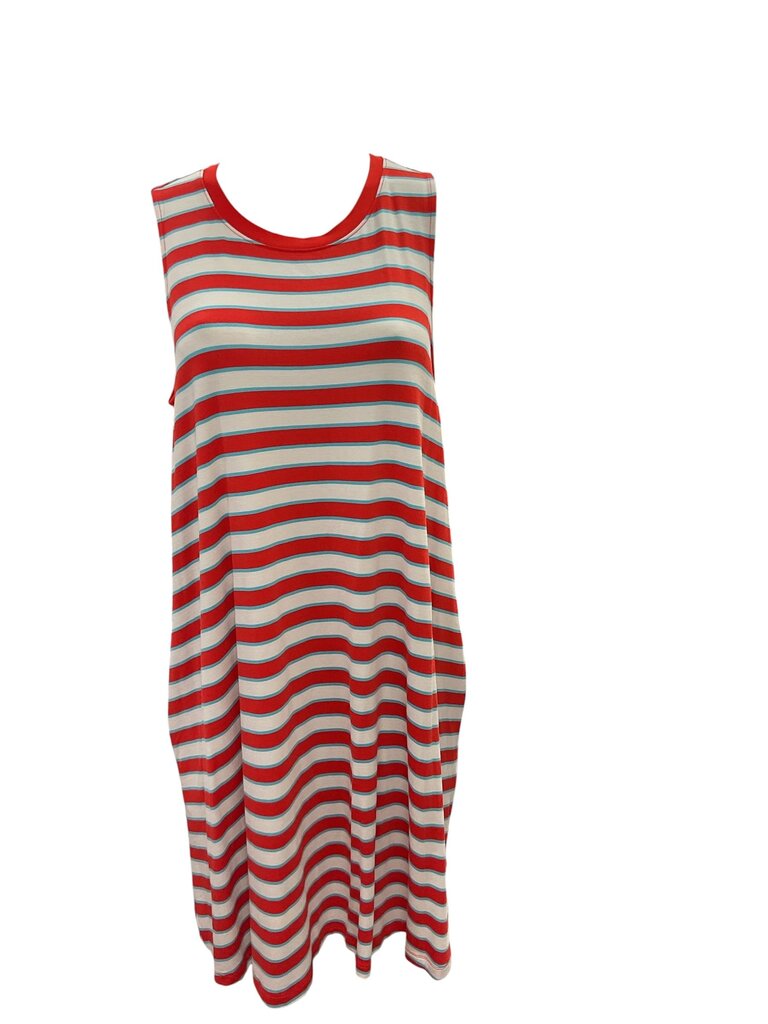 Time and Tru (XXL) Various Striped Sleeveless Dress Memories On Wayberry Consignment Time and Tru (XXL) Various Striped Sleeveless Dress Memories On Wayberry Consignment