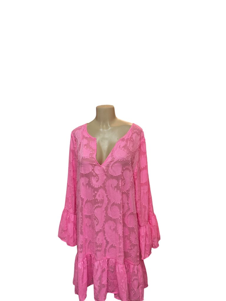 Lilly Pulitzer pink sheer dress