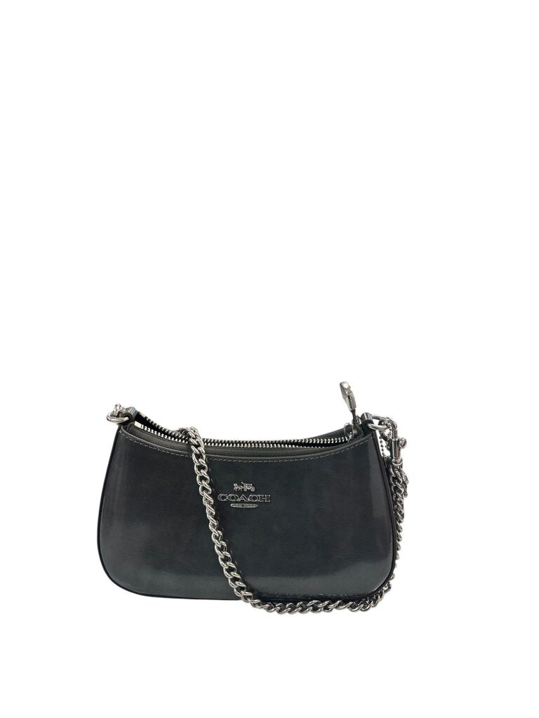 Coach Teri Mini Crossbody Grey Leather