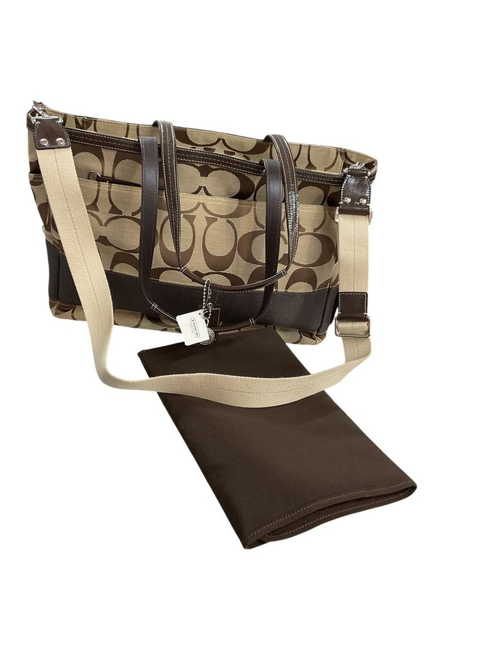 Coach Signature Diaper Tote