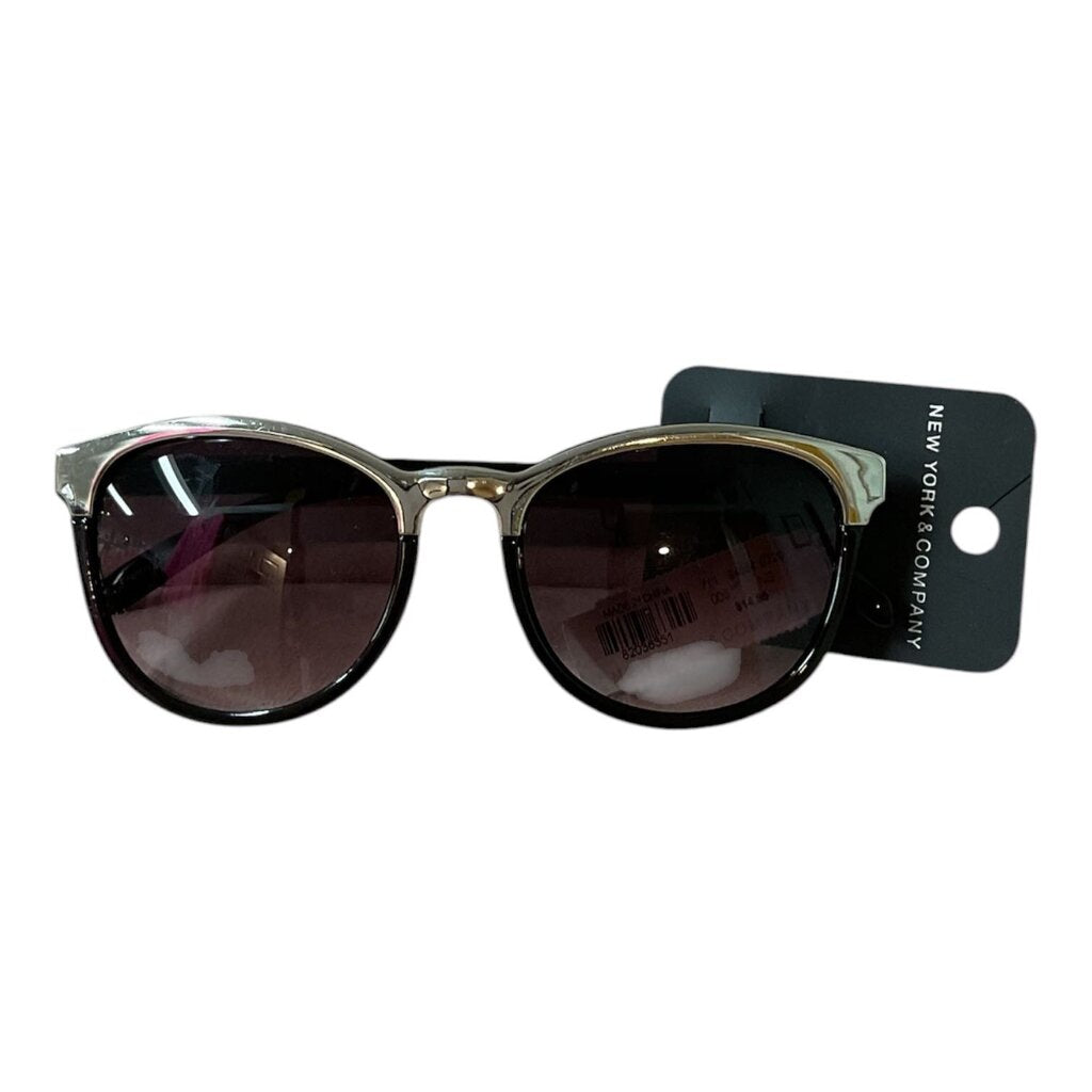 Ny and Co Black Cat Eye Glasses w/Silver Frame