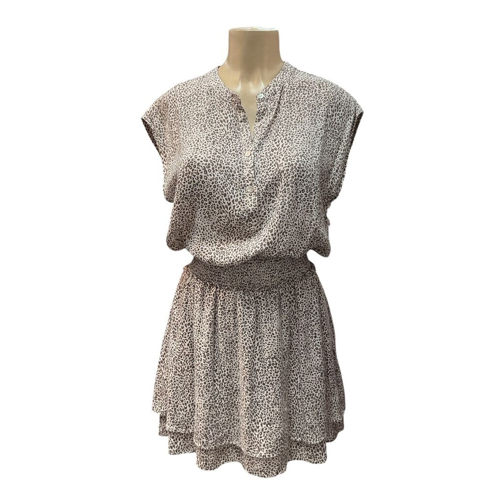 Rails (Small) Tan Spotted Sleeveless Mini Dress