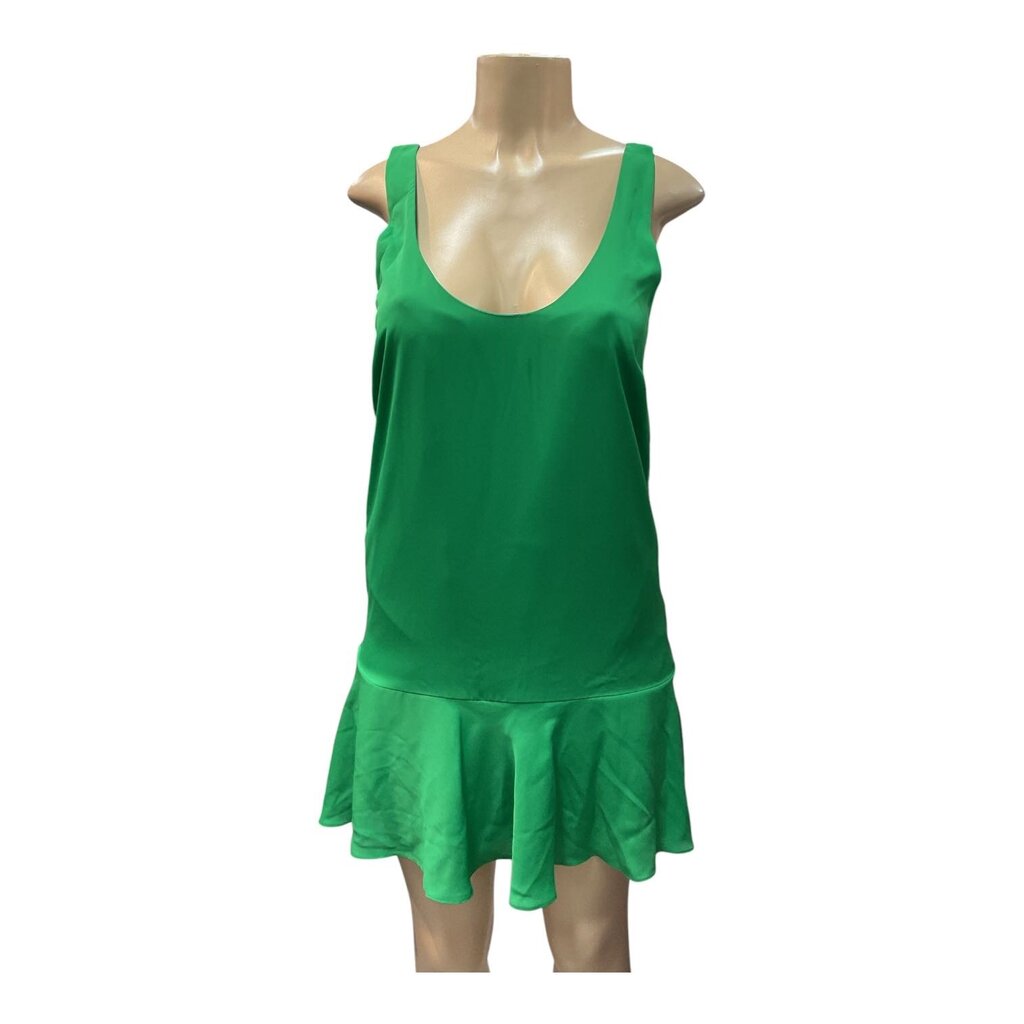 Amanda Uprichard (Small) New York Green Sleeveless Flutter Dress