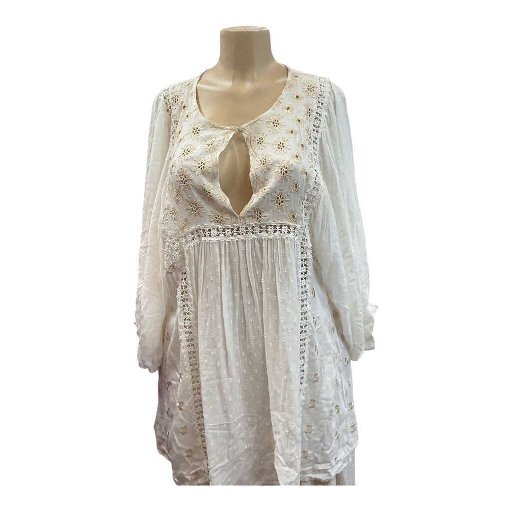 Free People (Large) Peasant Dress Mini