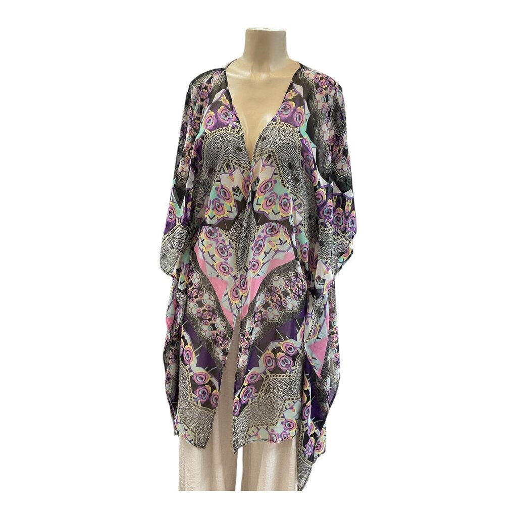 Patrons of Peace (M/L) Printed Kimono