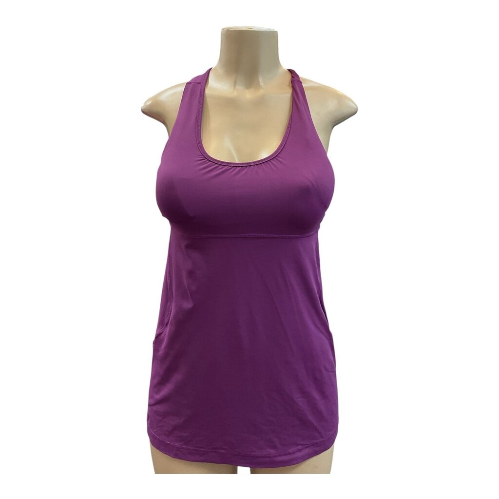 Lululemon (8) Purple Racerback Tank w/Bralet