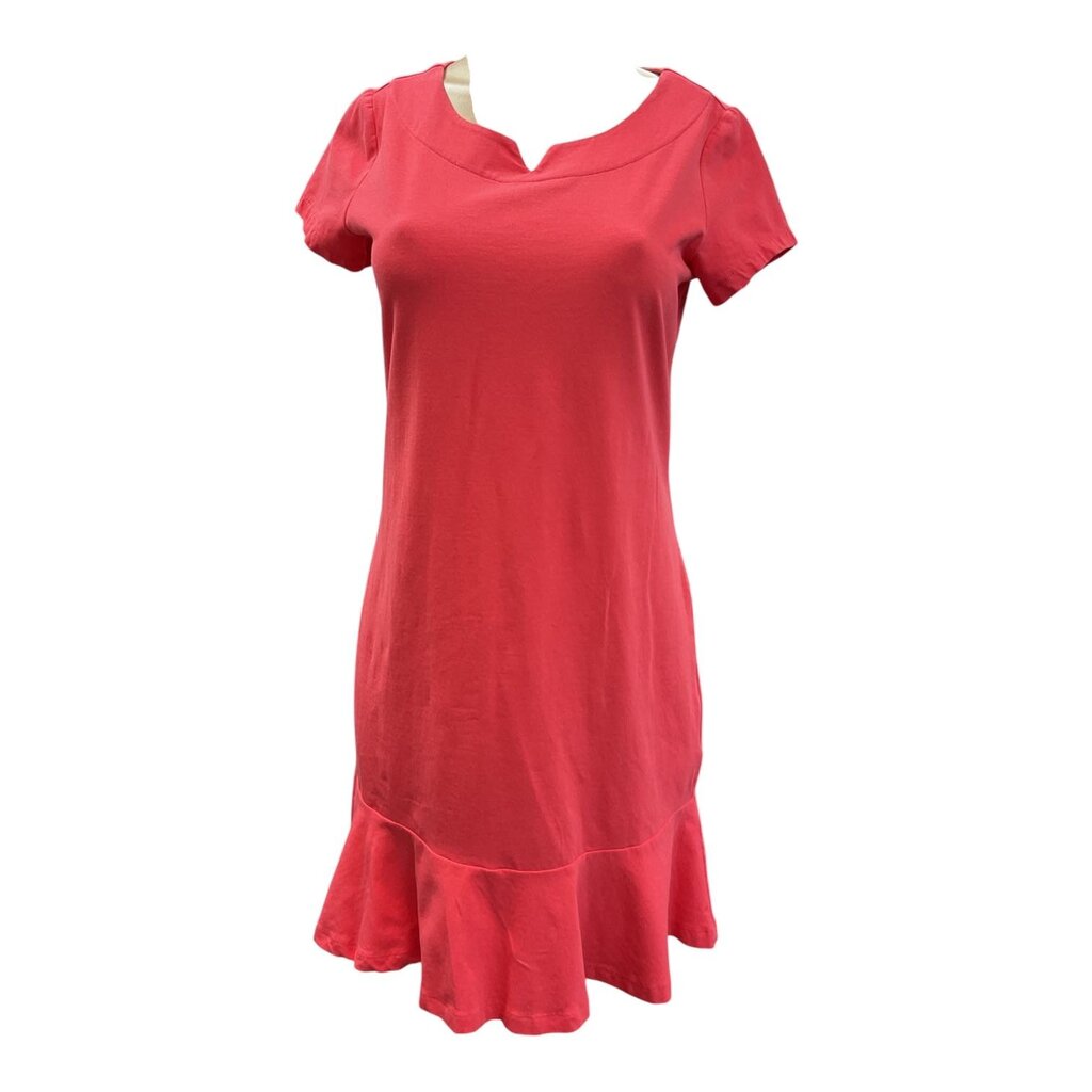 Lands' End (Small) Coral S/S Dress Cotton