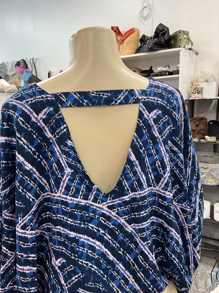 La Mer Luxe (Small) Blue and Pink Blouse