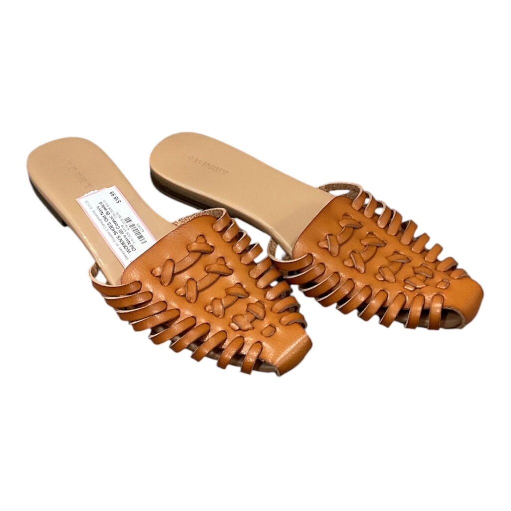 Old Navy (8) Cognac Braided Slides