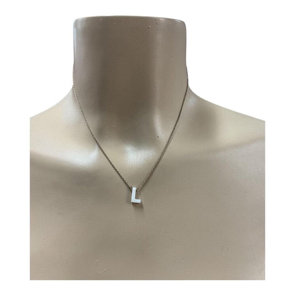 Gold "L" Necklace HEAL