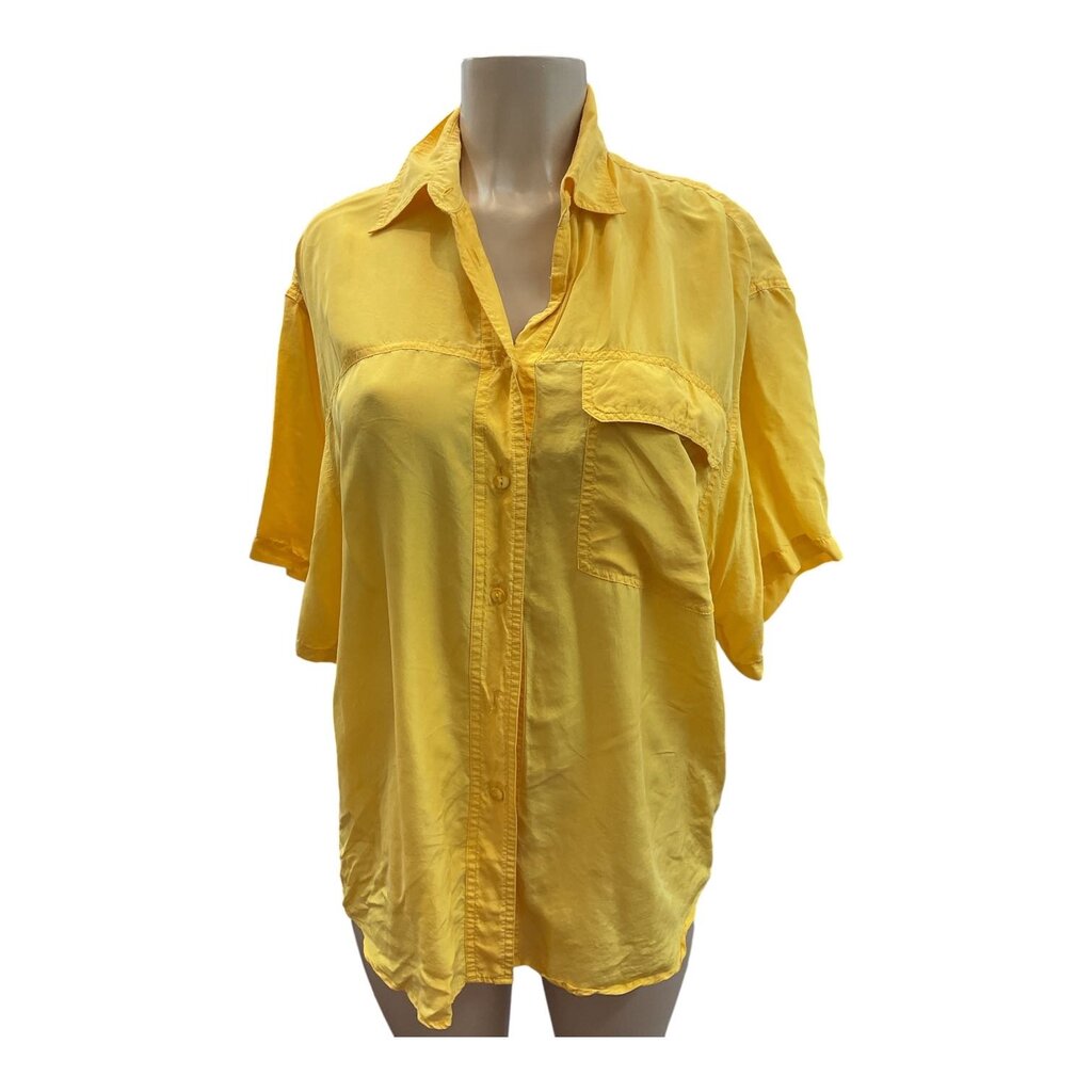 The Limited (Med) Yellow Button Down Blouse
