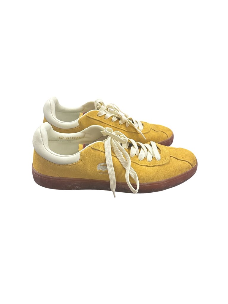 Lacoste (9.5) Yellow Suede Sneakers