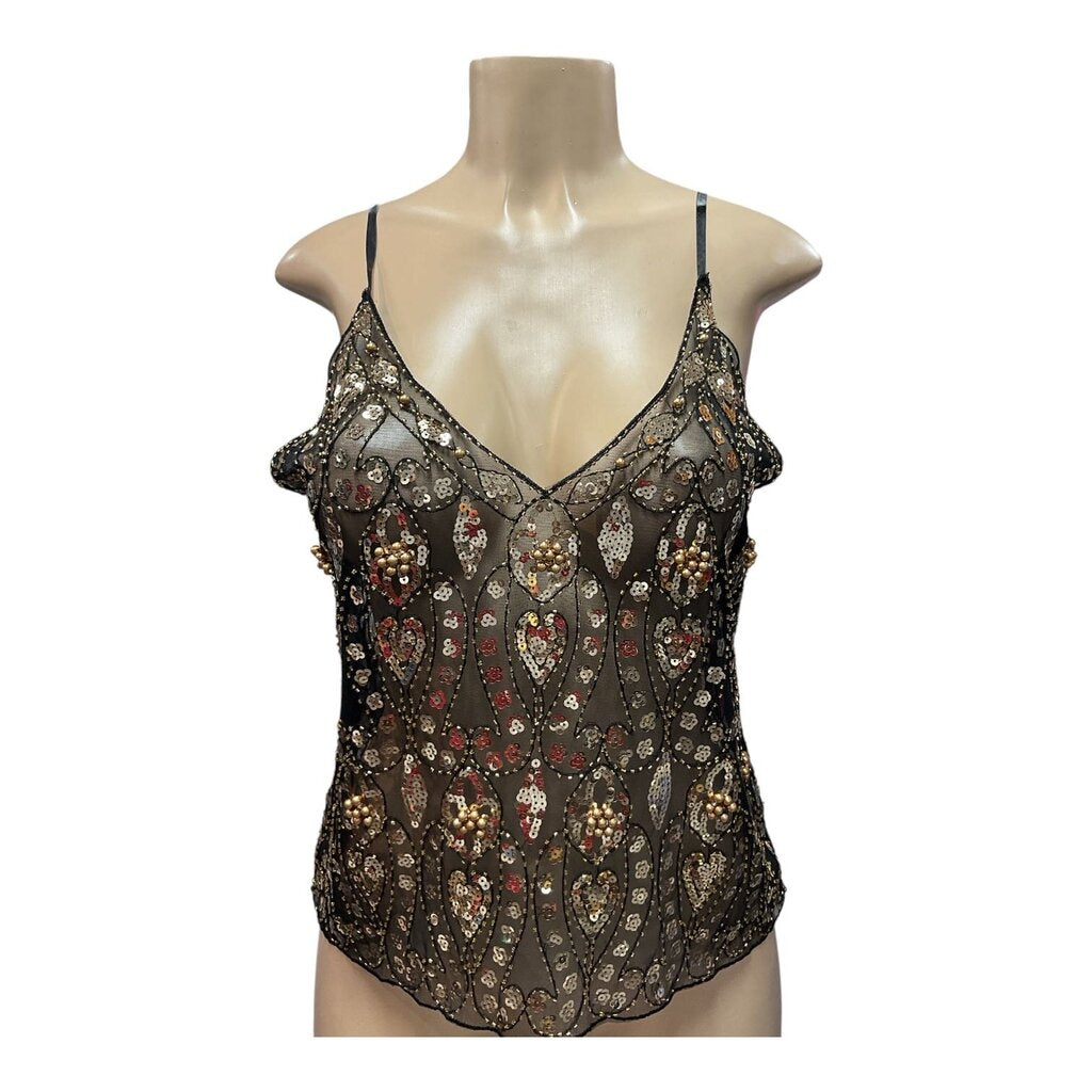 MOW black and gold tank top