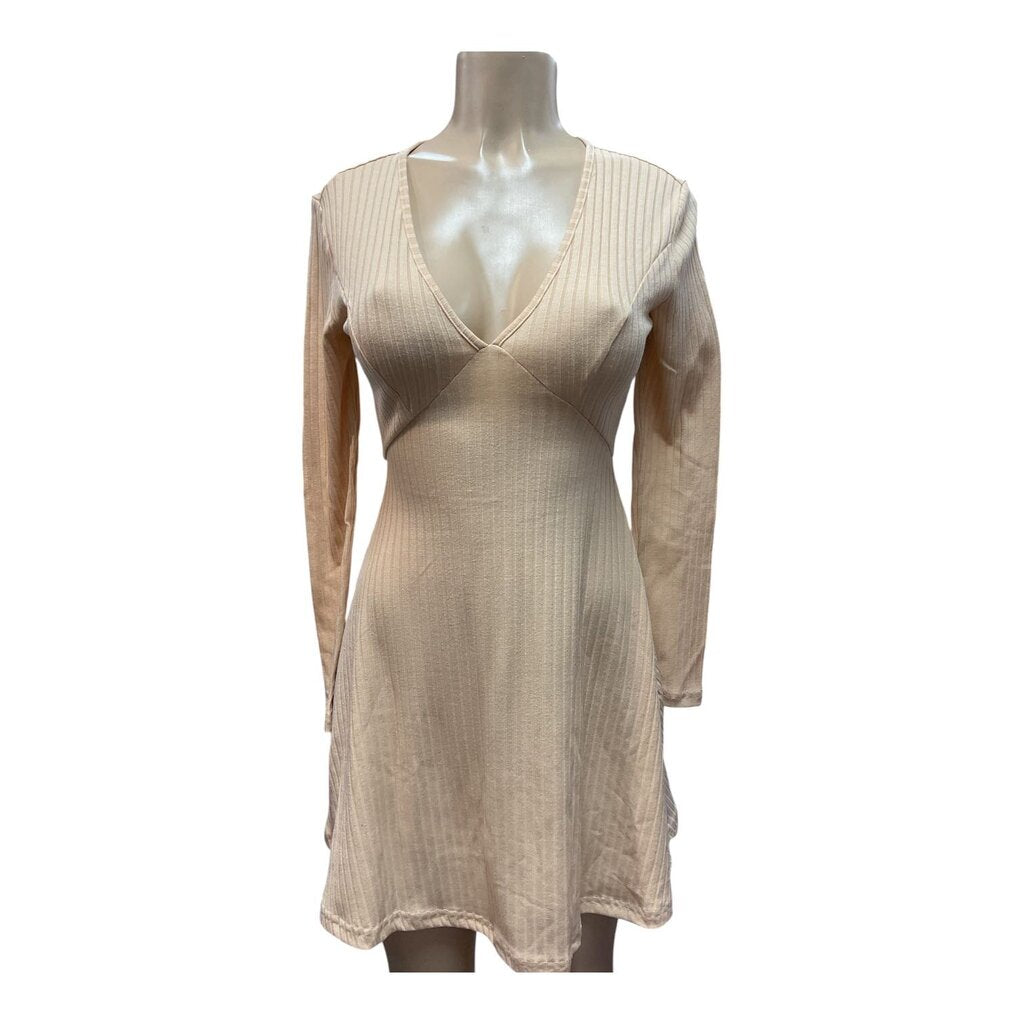 MOW (XS) Tan L/S Midi Dress