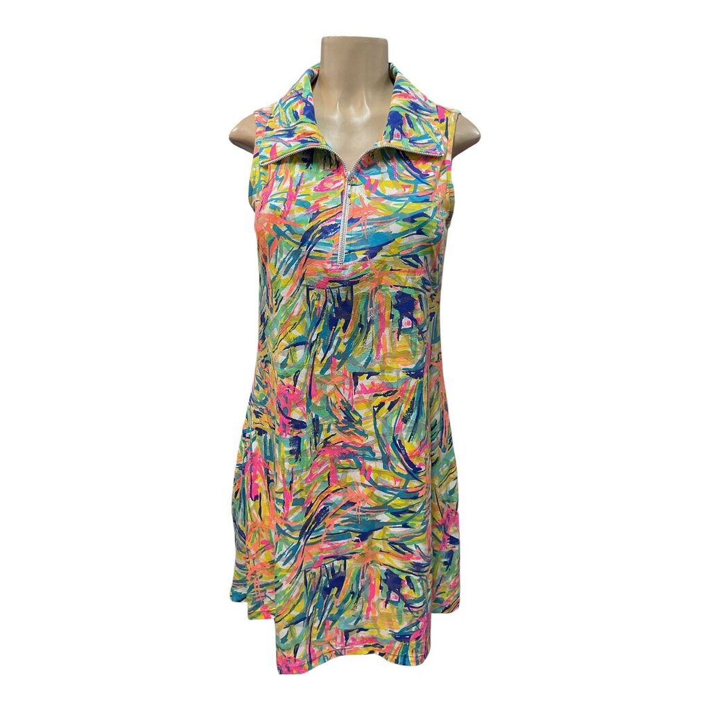 Lulu B (Med) Graffiti Printed Sleeveless Dress