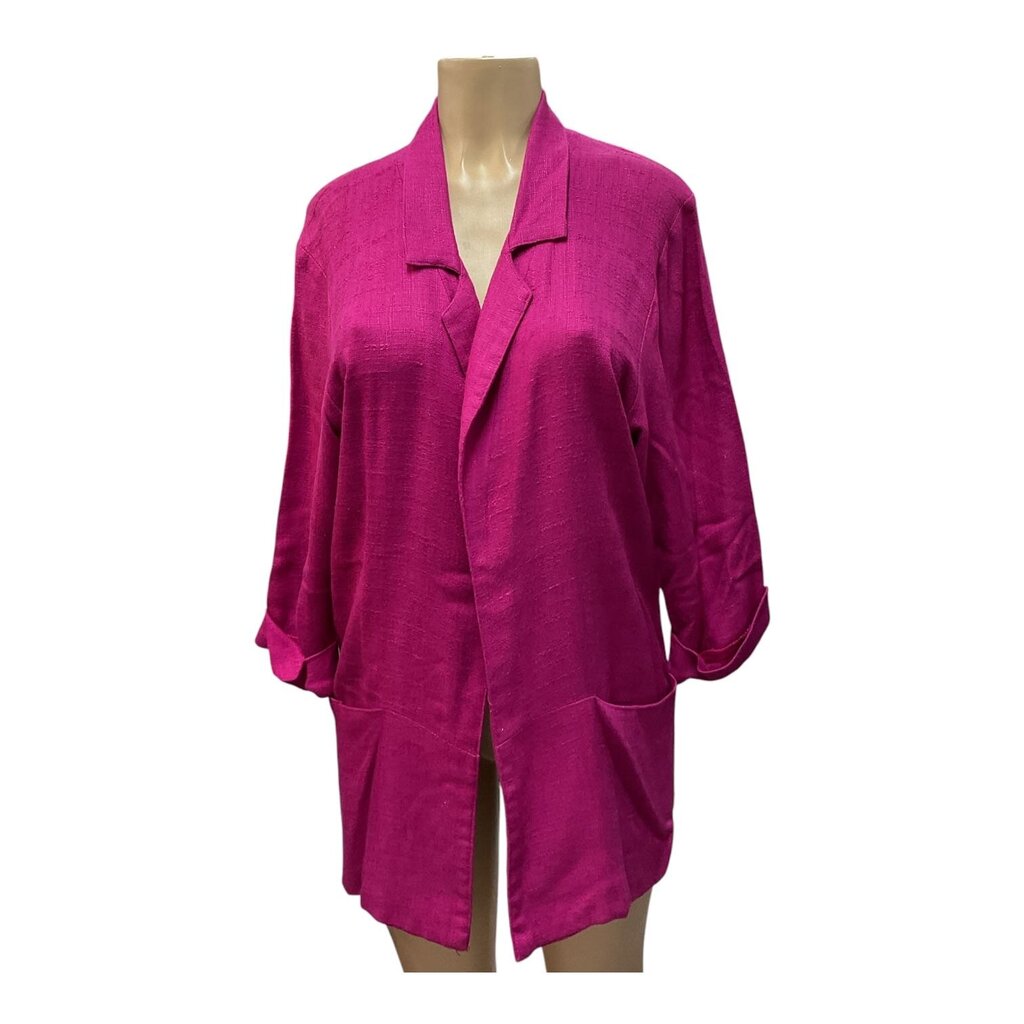 Norton McNaughton (14) Fuschia Linen Blazer