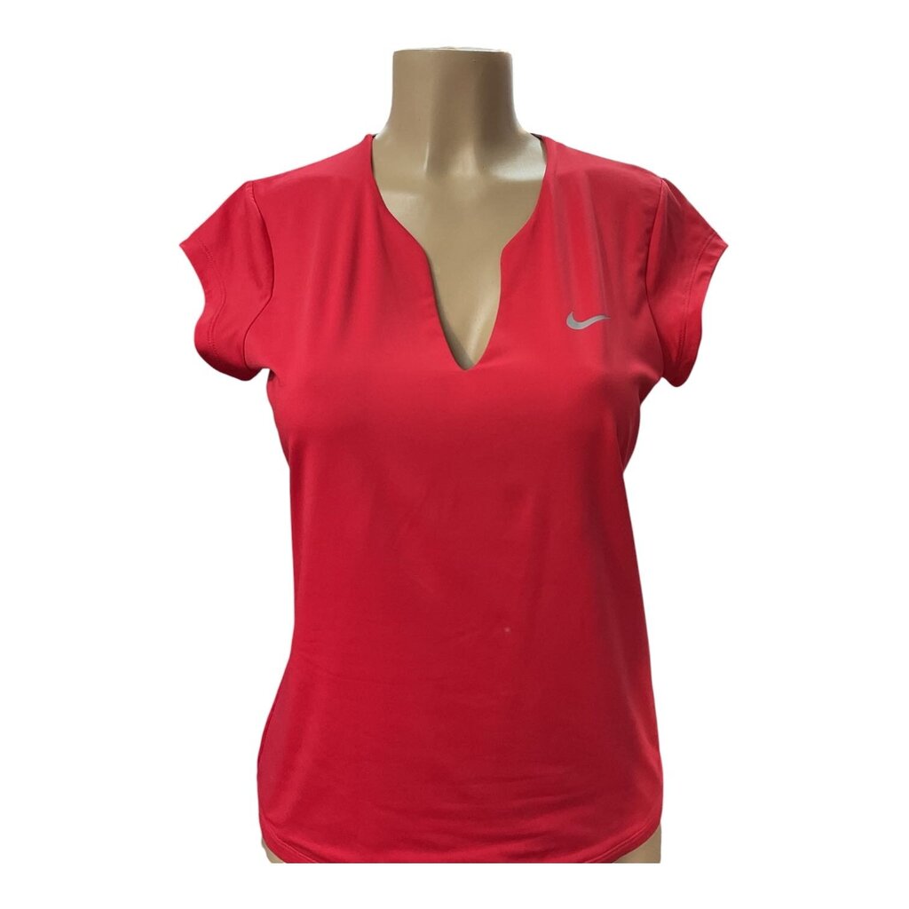 Nike (Large) Red S/S Dri Fit Tee