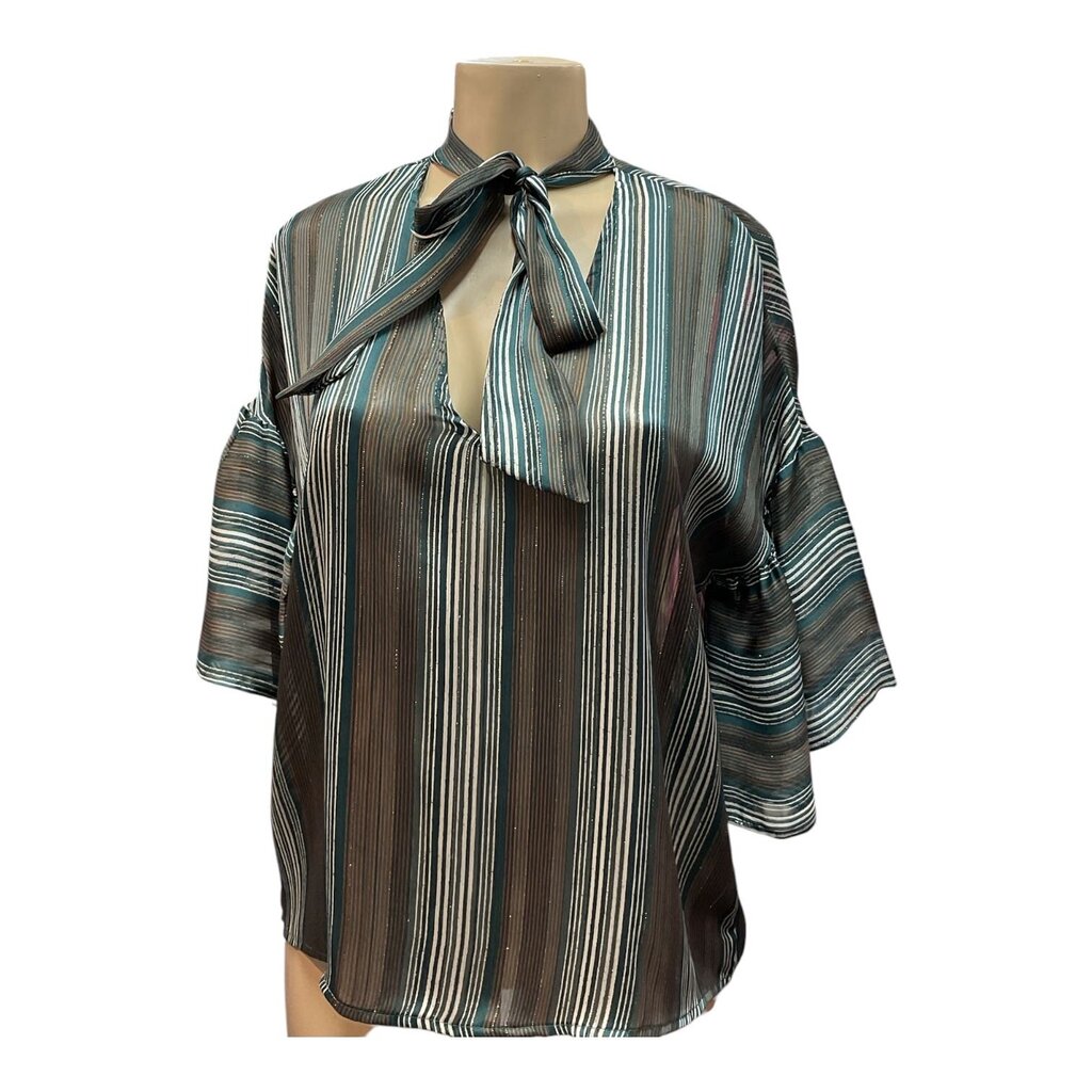 By Together (Med) Green Sleeveless Blouse