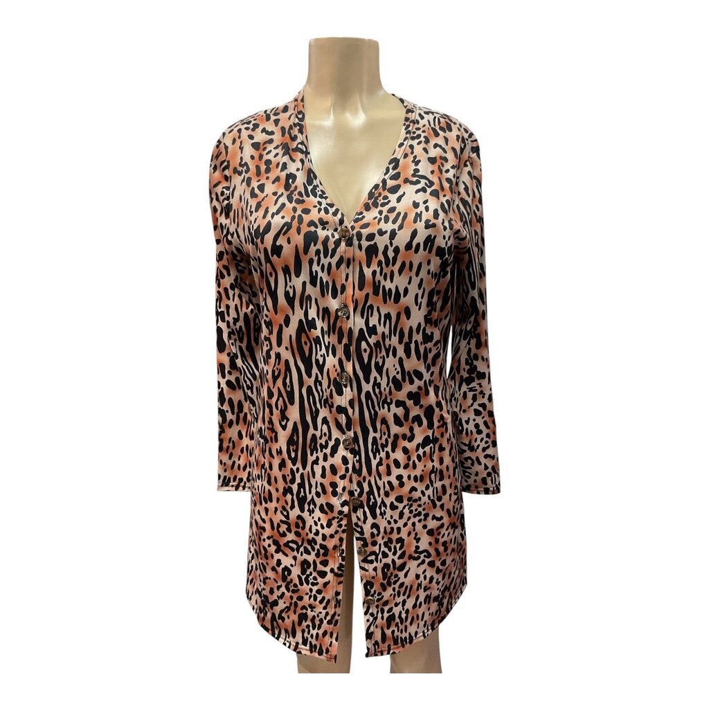 Cheetah (Large) Button Down Shirt L/S