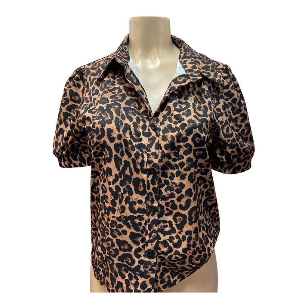 Cheetah (Small) Button Down S/S