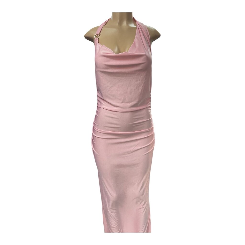 Pink (Large) Fitted Long Dress*