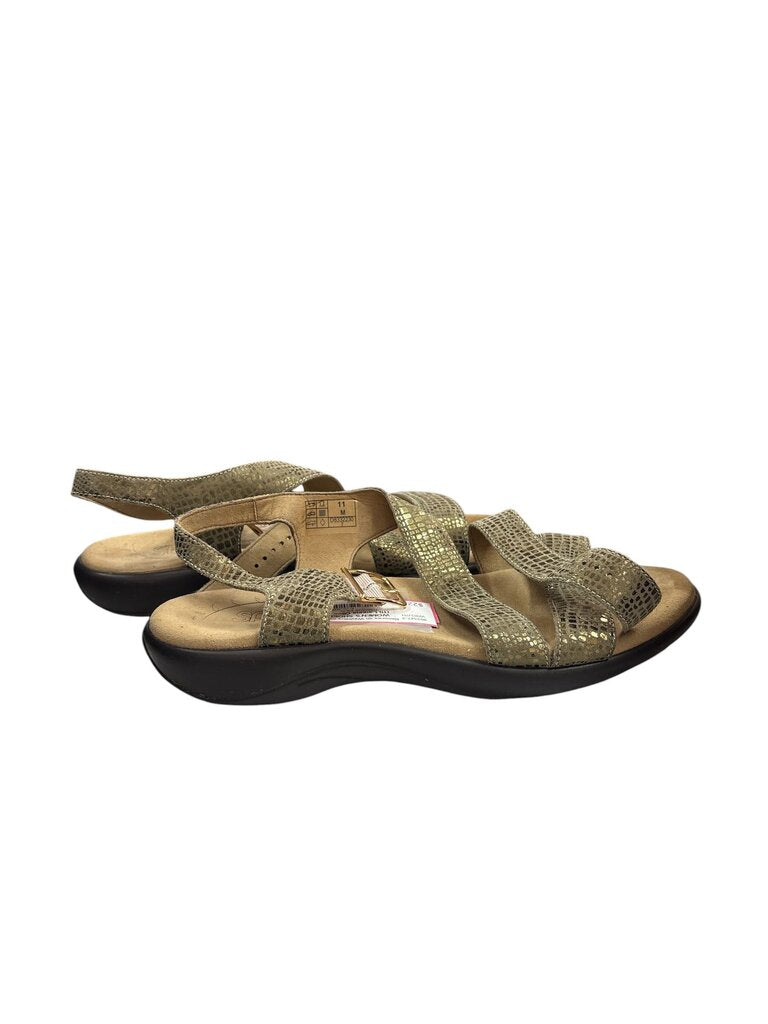 SAS (11) Laguna Olive Gold Sandals