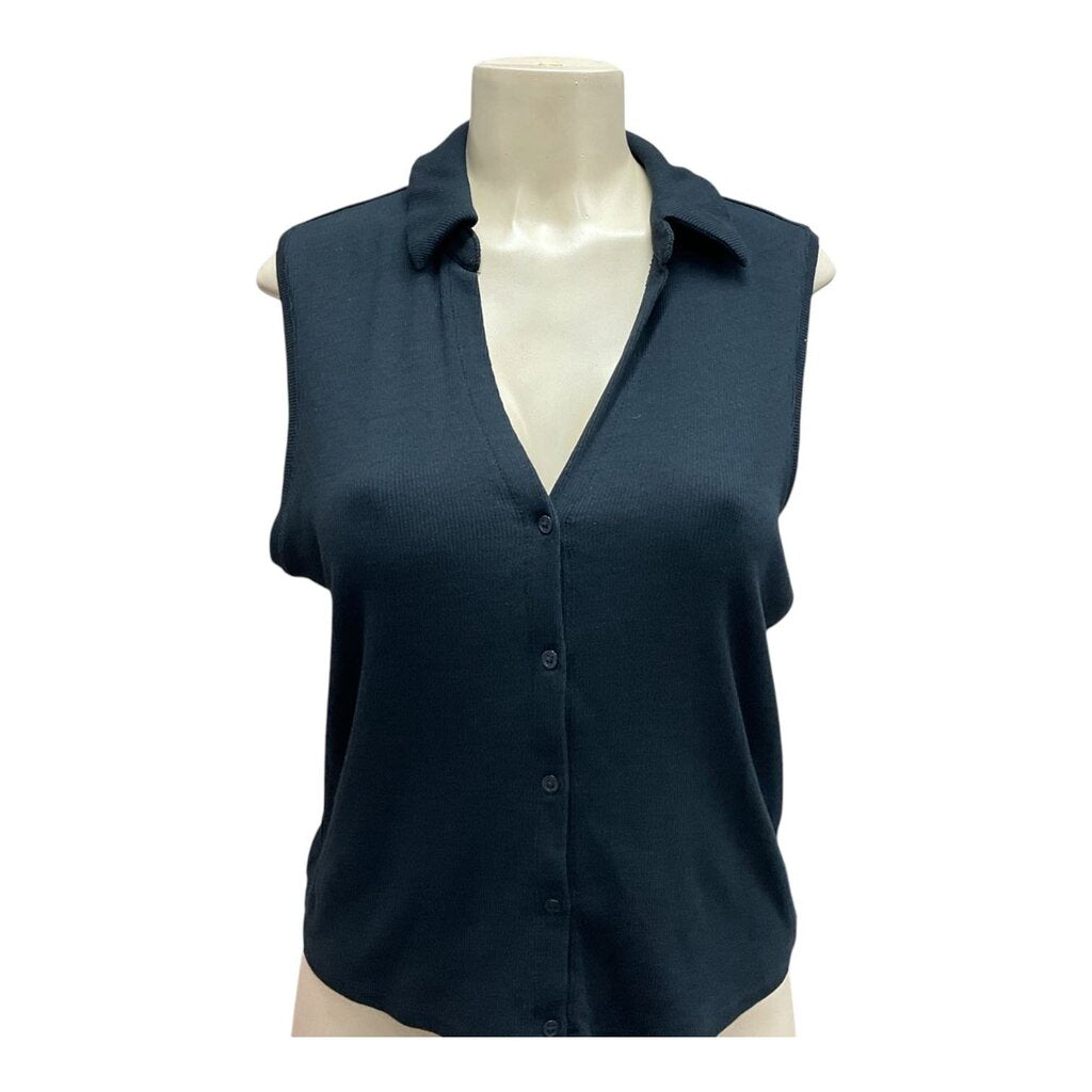 Gap (Large) Button Down V Neck Sleeveless