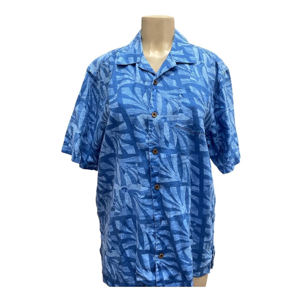 Tommy Bahama (Med) Blue S/S Button Down