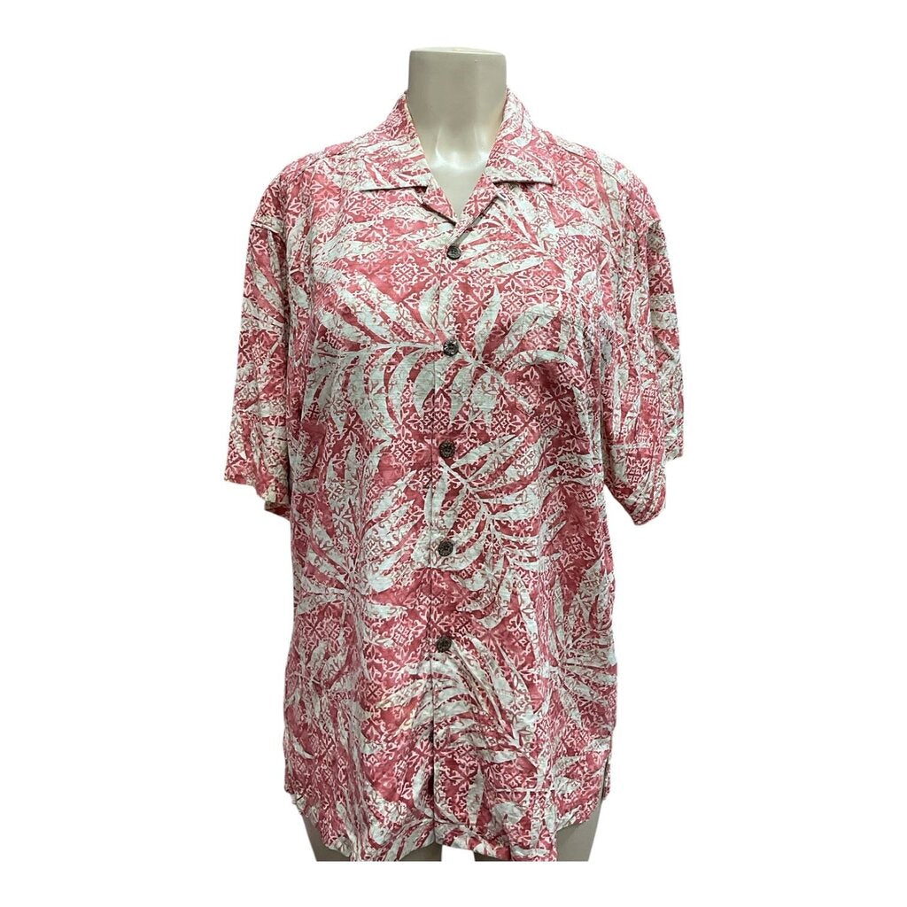 Tommy Bahama (Med) Coral Button Down S/S
