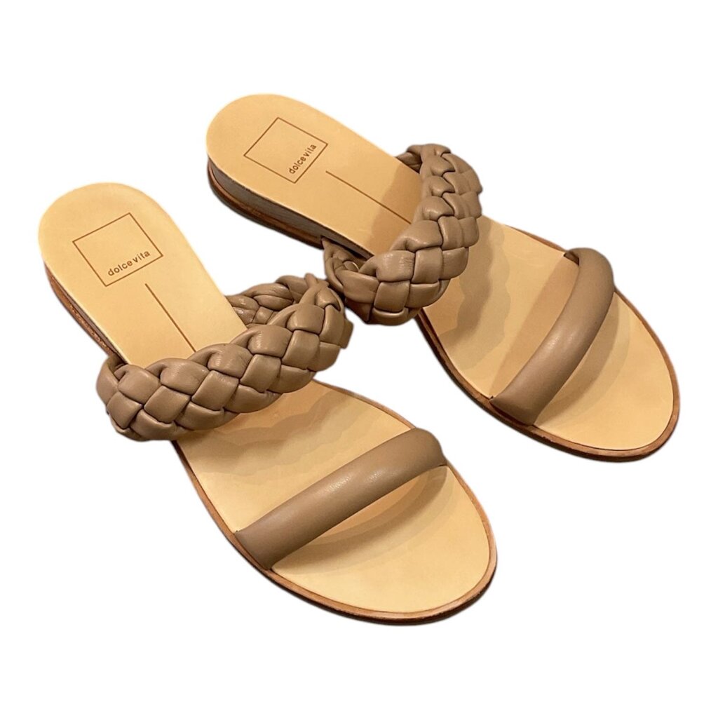 Dolce Vita (9.5) Tan Braided Sandal