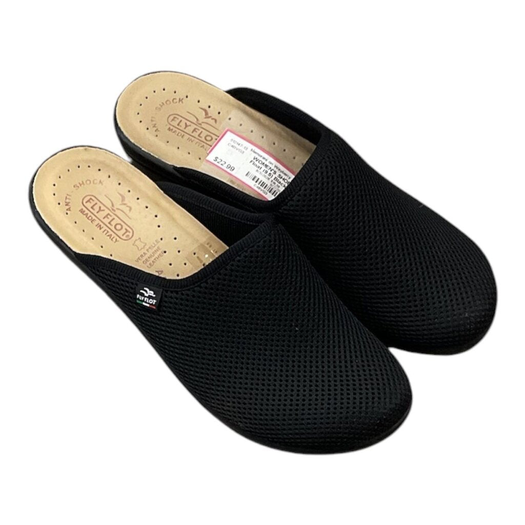 Fly Float (9.5) Black Canvas Causal Shoe