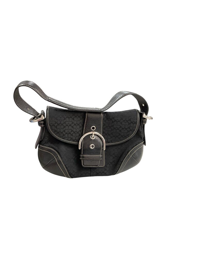 Coach VTG Signature Canvas Black Mini