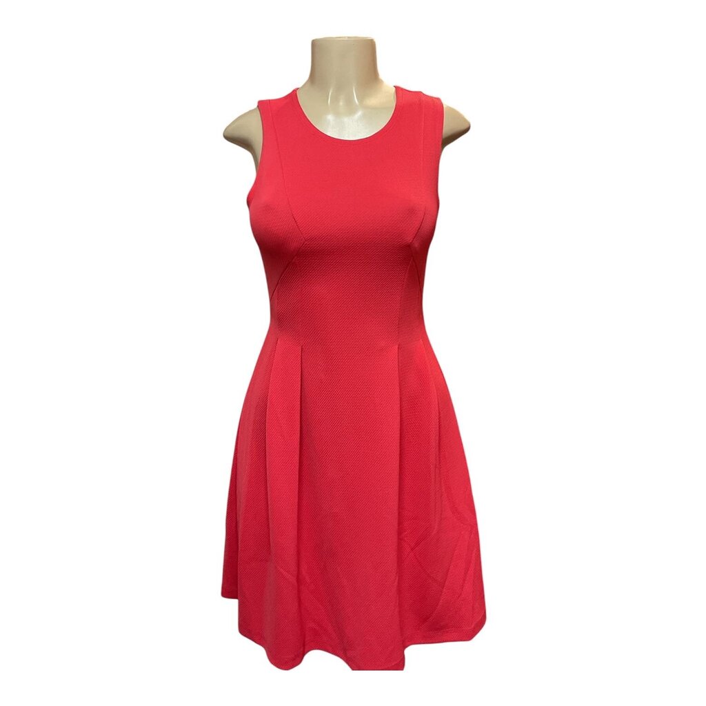 Pinkie (XS) Coral Sleeveless Fitted Dress