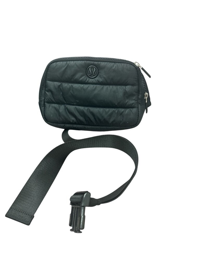 Lululemon Black Quilted Fanny Pack