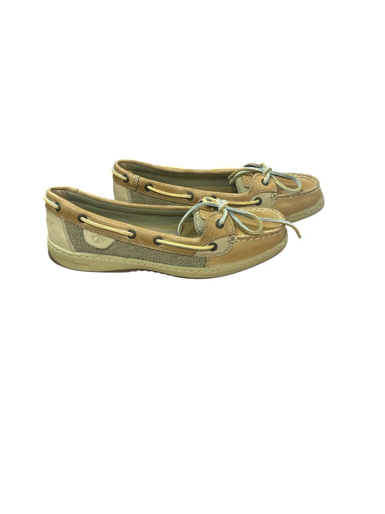 Sperry (9) Tan and Wheat Boat Shoes