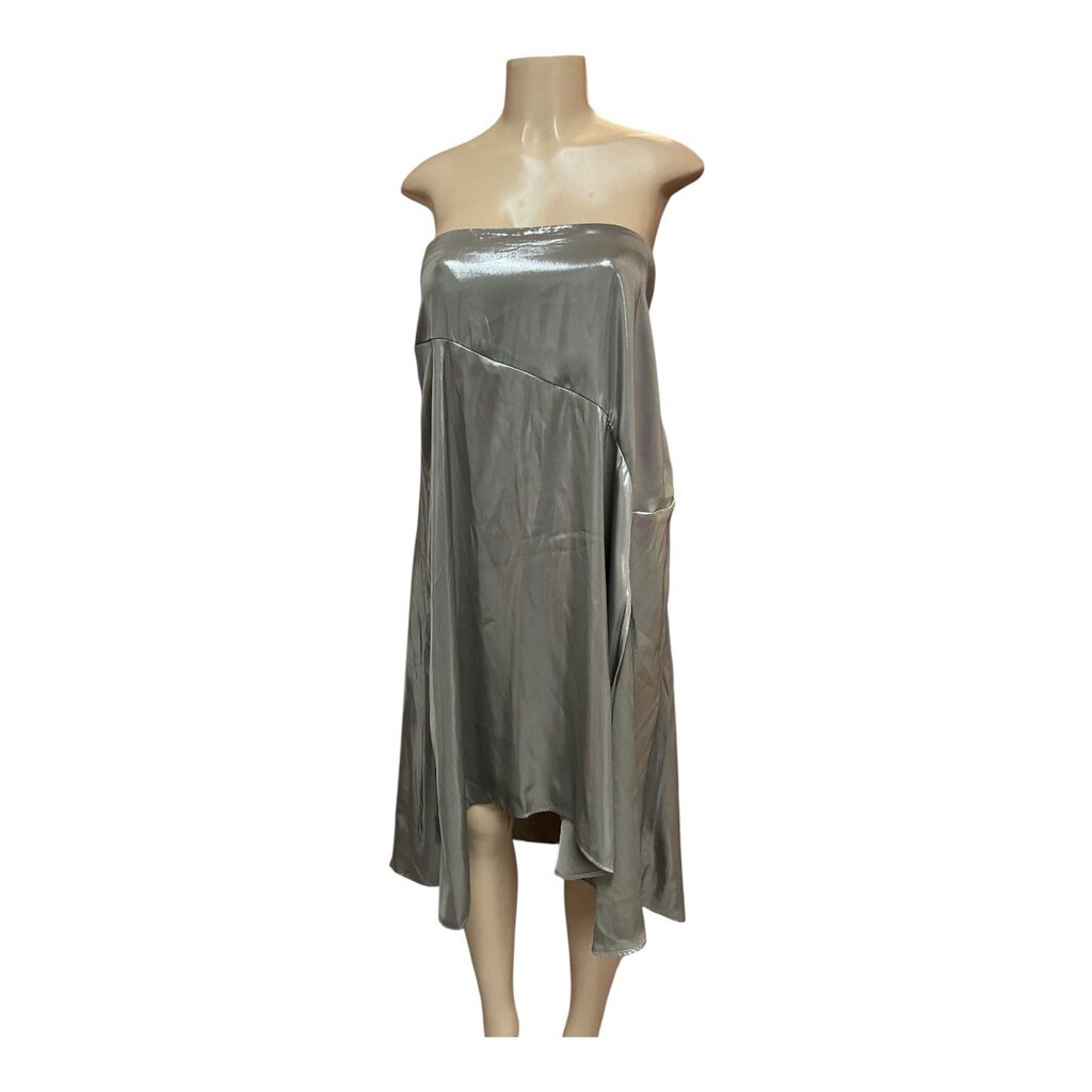 Future Collective (XXL) Silver Collective Metallic Skirt