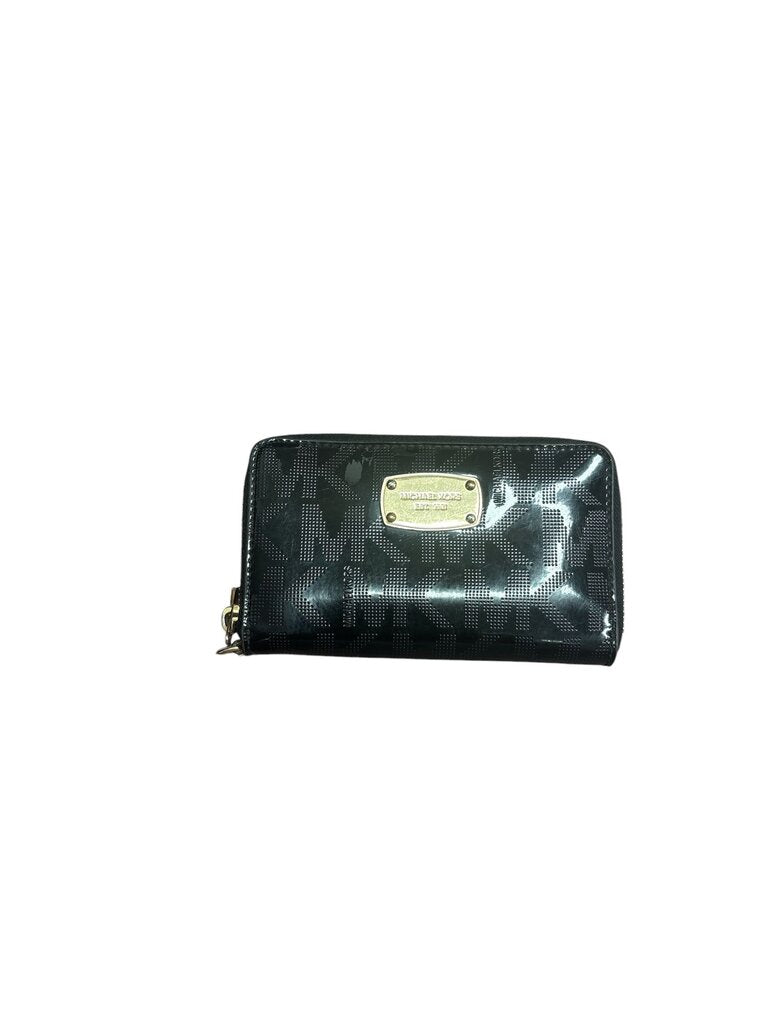Michael Kors Black Monogrammed Wallet Billfold