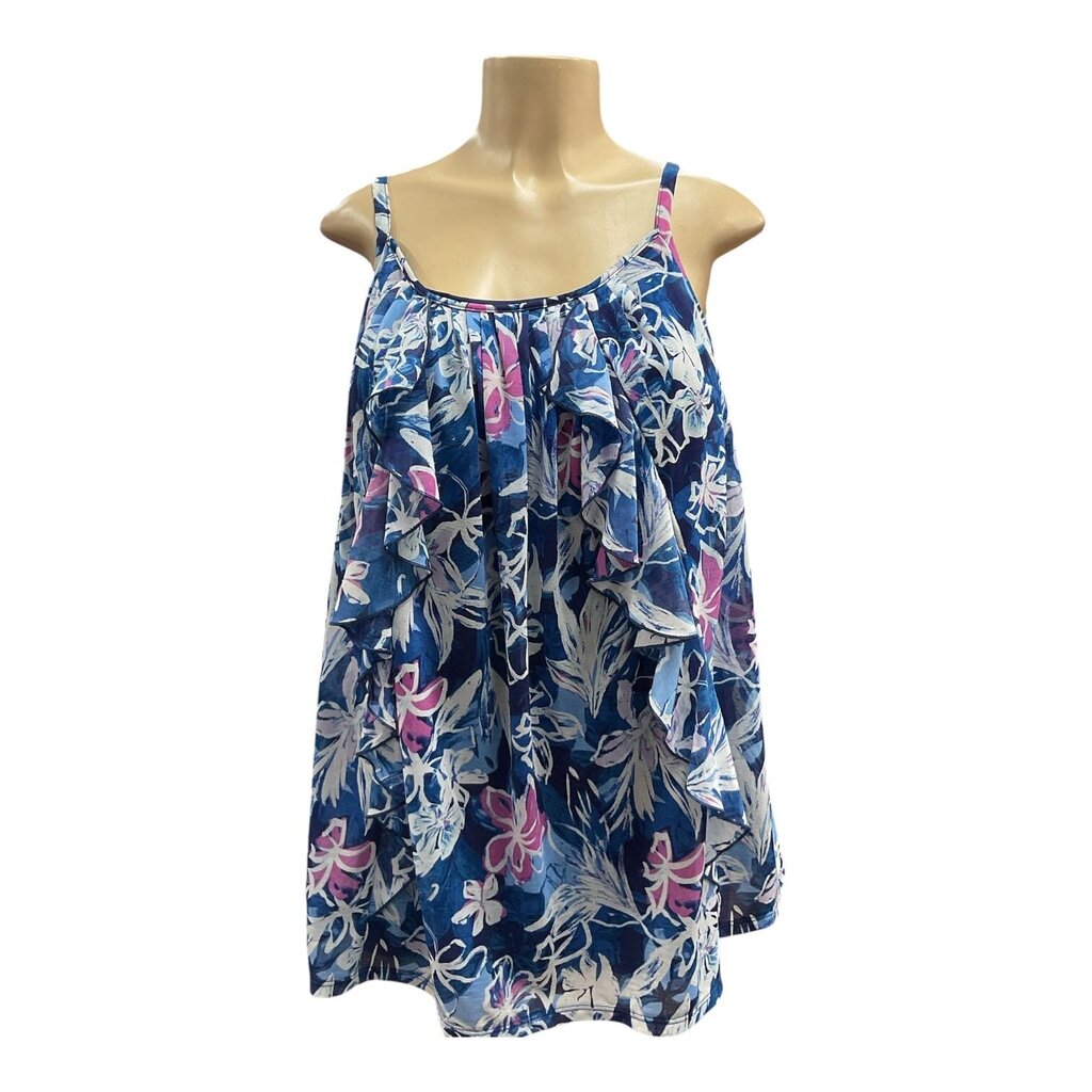 Lane Bryant (14/16) Blue Sleeveless Blouse