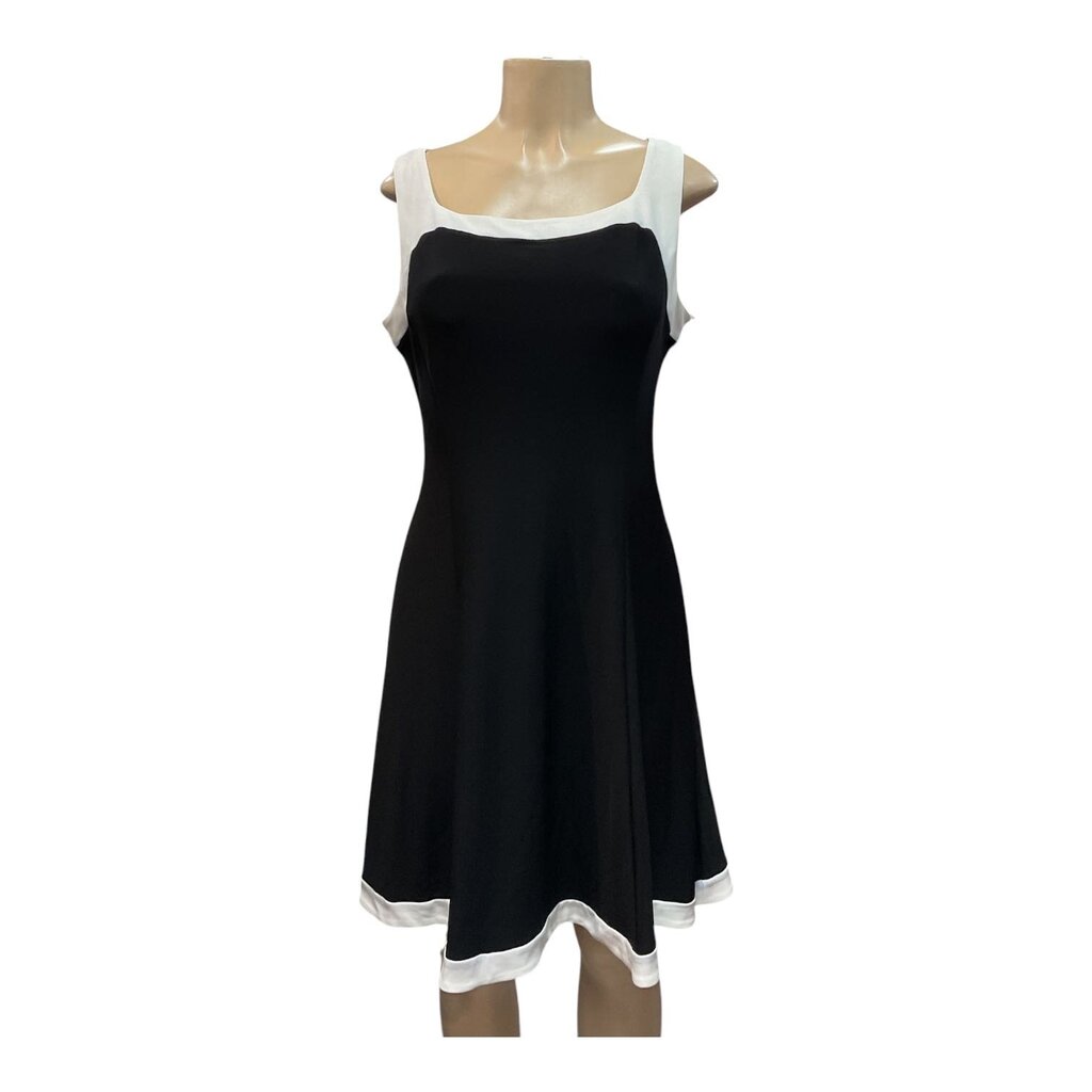 Chaps Black and white dress