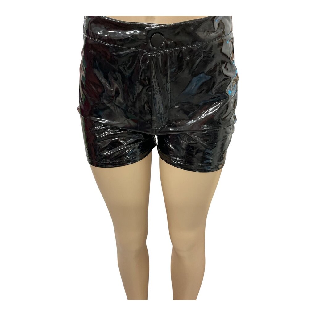 MOW (XL) Black Patent Leather Shorts