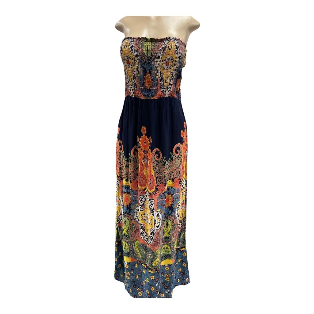 OLD NAVY (M) PINK &YELLOW PRINTED DRESS