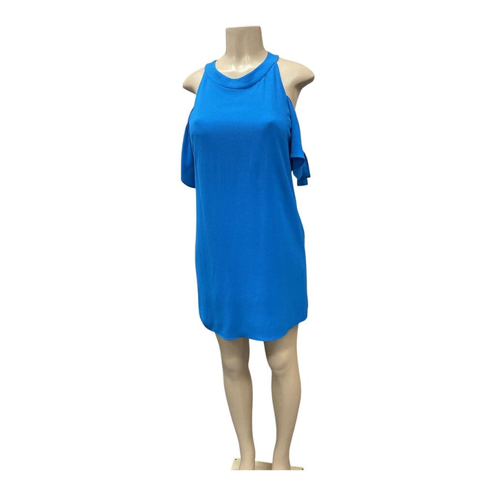 Maggy London(2) Blue Open Shoulder Dress