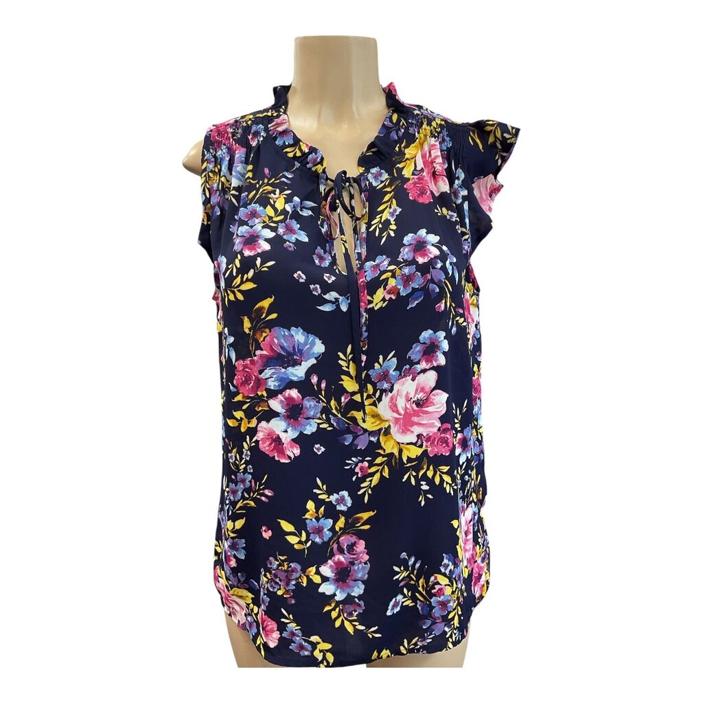 Counterparts (Large) Blue Floral Sleeveless Top