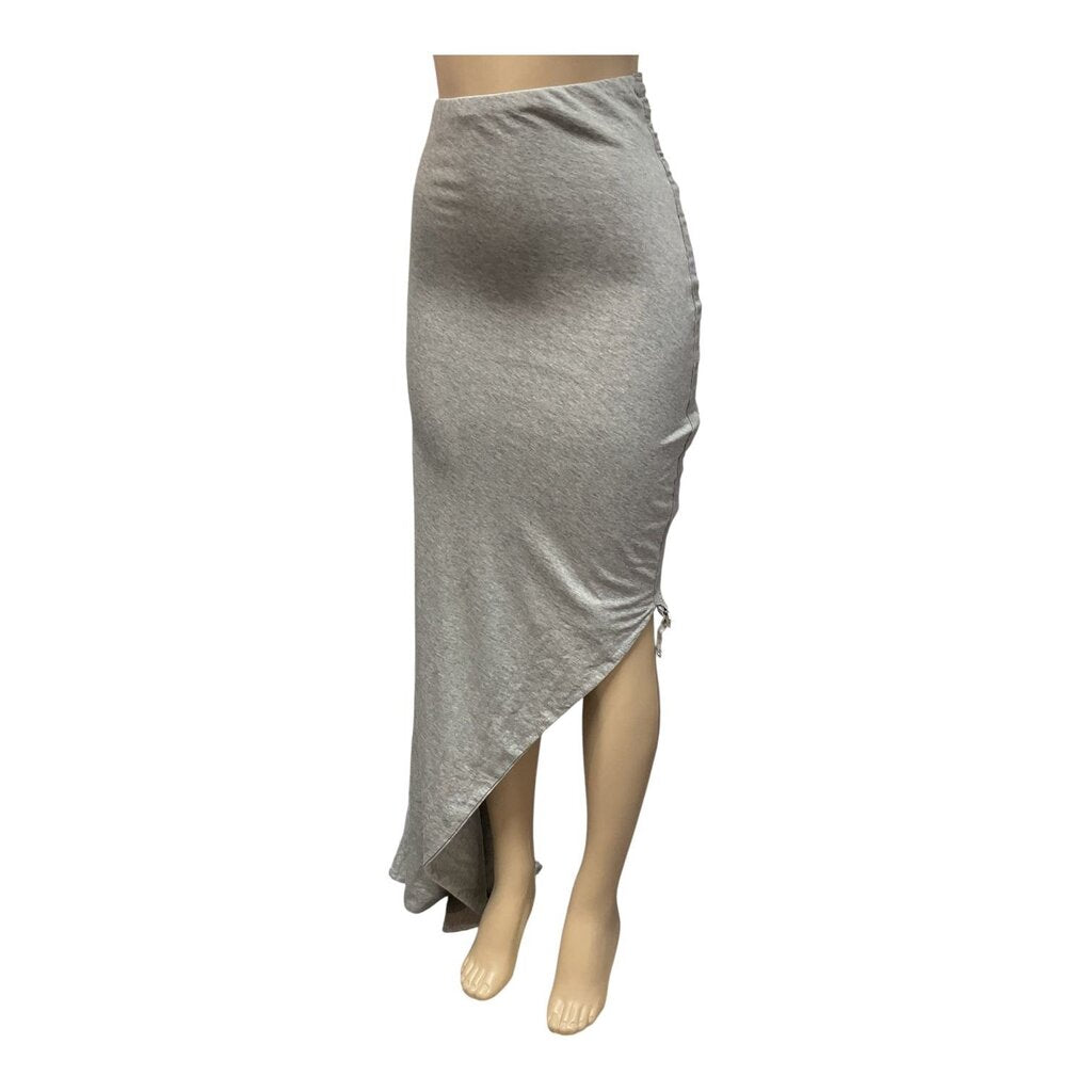 Naked Wardrobe (Small) Grey Asymmetrical Skirt