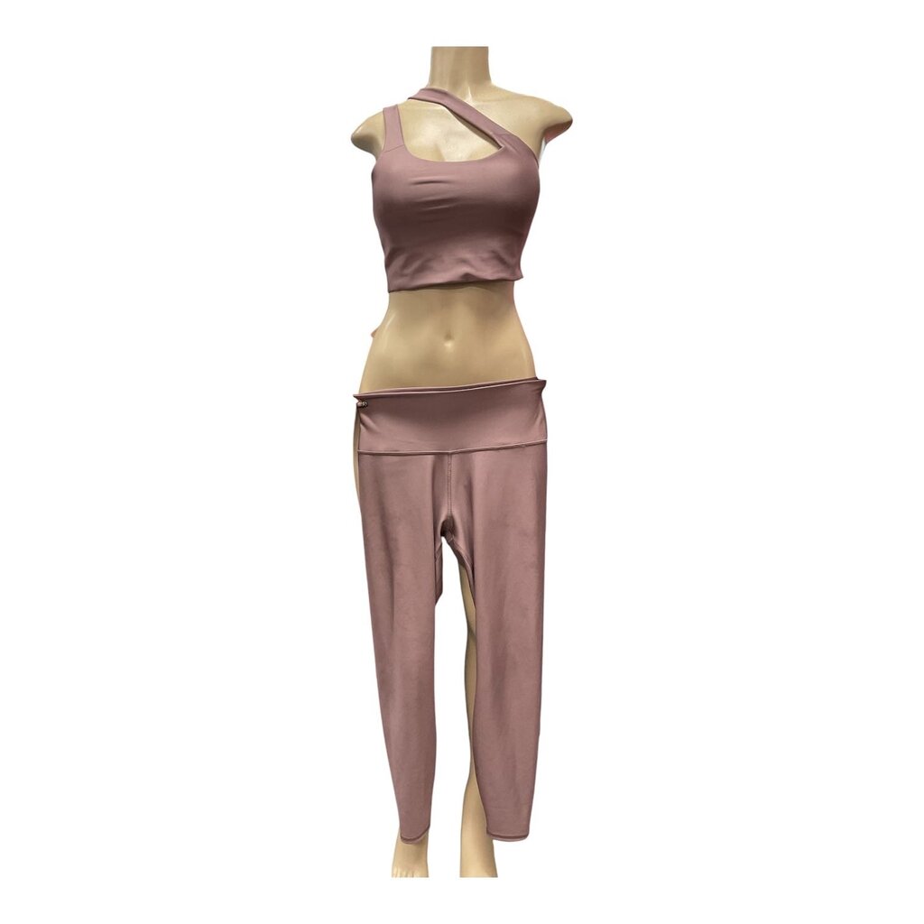 Alo (Med) Mauve Two Piece Athletic Set