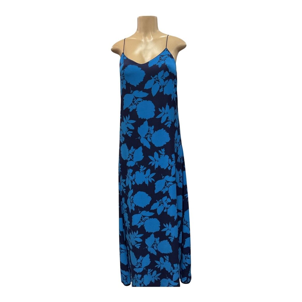 Blue Floral (Large) Strappy Long Sundress