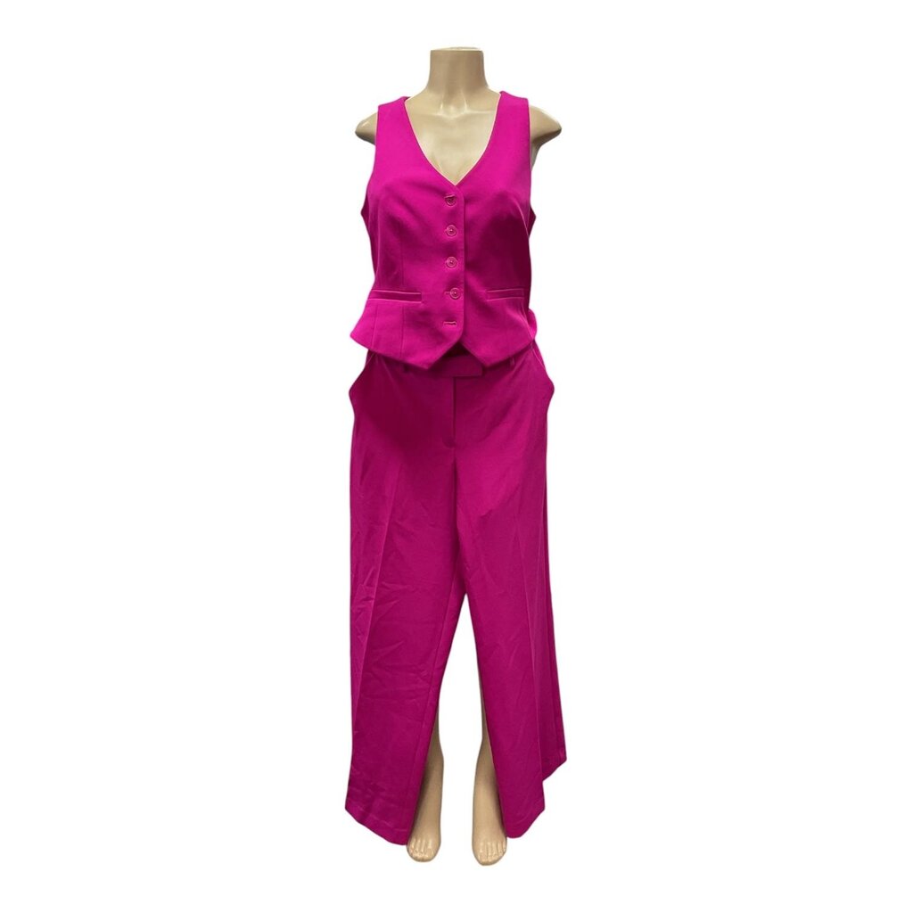 Express Editor (10) Fushia Two-Piece w/Vest