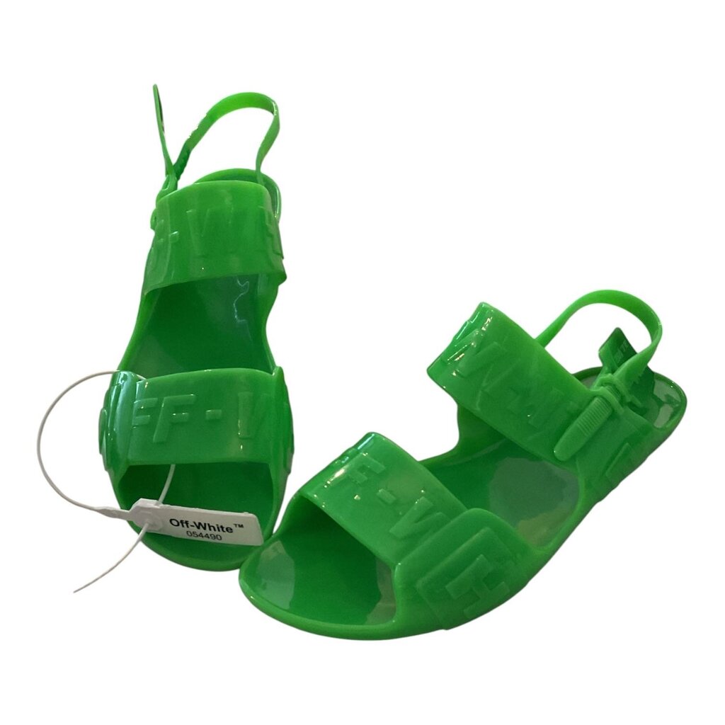 Off White (9) Women's Green Sandals
